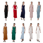 19mm Mulberry Silk Nightgown | 100% Pure Silk | 10 Colours | XS–3XL - Windia
