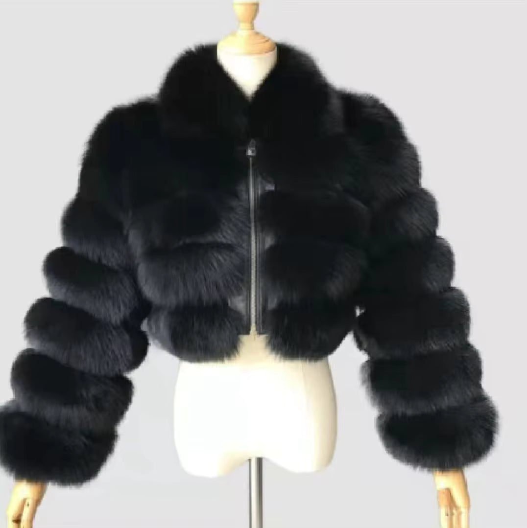 Women's Fox Fur Winter Jacket