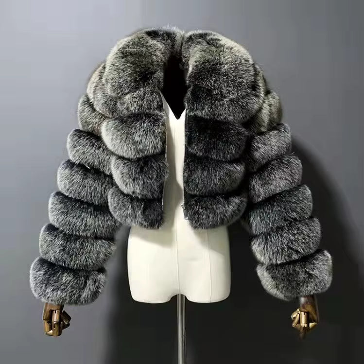 Women's Fox Fur Winter Jacket