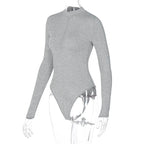 Women's Mock-Neck Zip Bodysuit | Windia