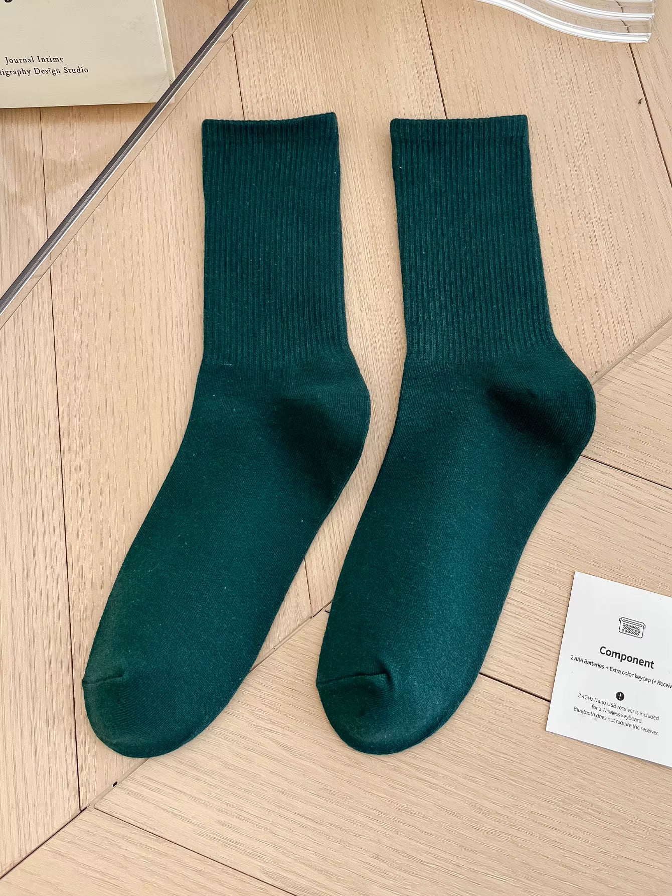 Women's Colorful Crew Socks –  Socks, One Size