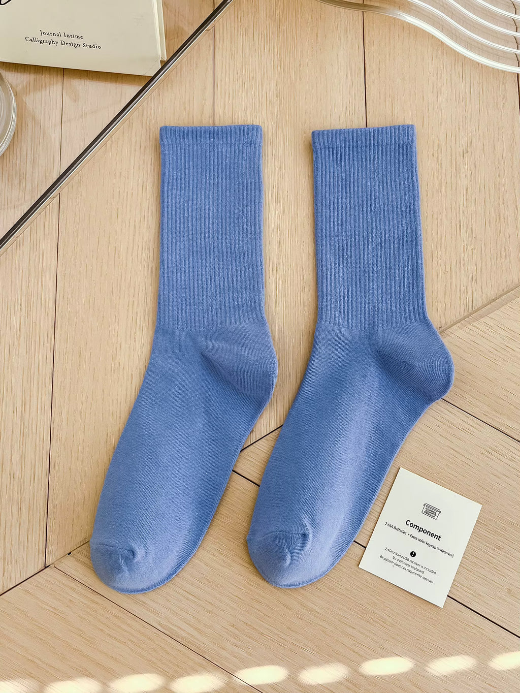 Women's Colorful Crew Socks –  Socks, One Size