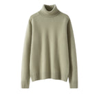 Women's 100% Cashmere Turn-Down Collar Sweater