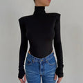 Women's Cutout Backless Long-Sleeve Bodysuit