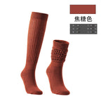 Women's Scrunch Crew Socks with Grip