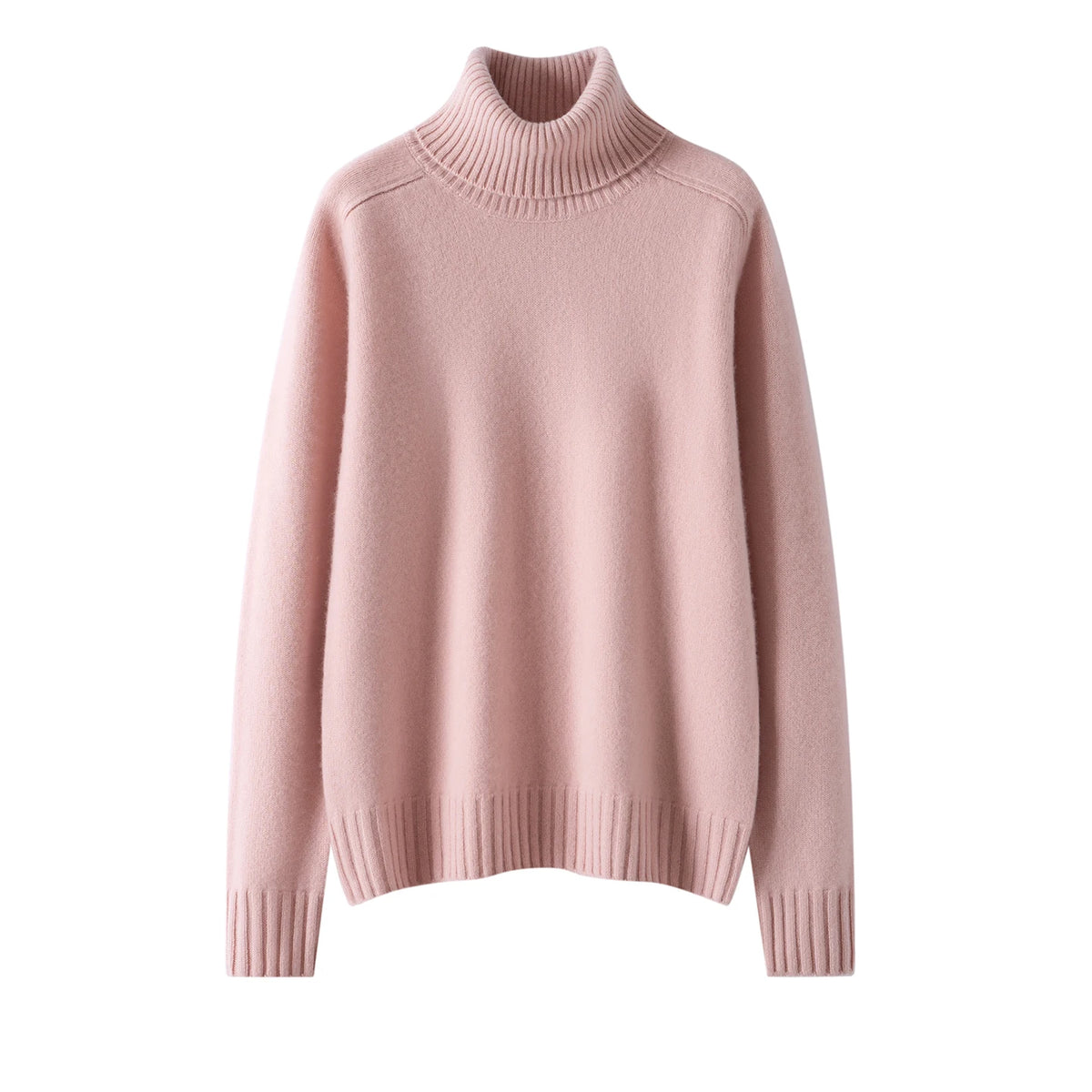 Women's 100% Cashmere Turn-Down Collar Sweater