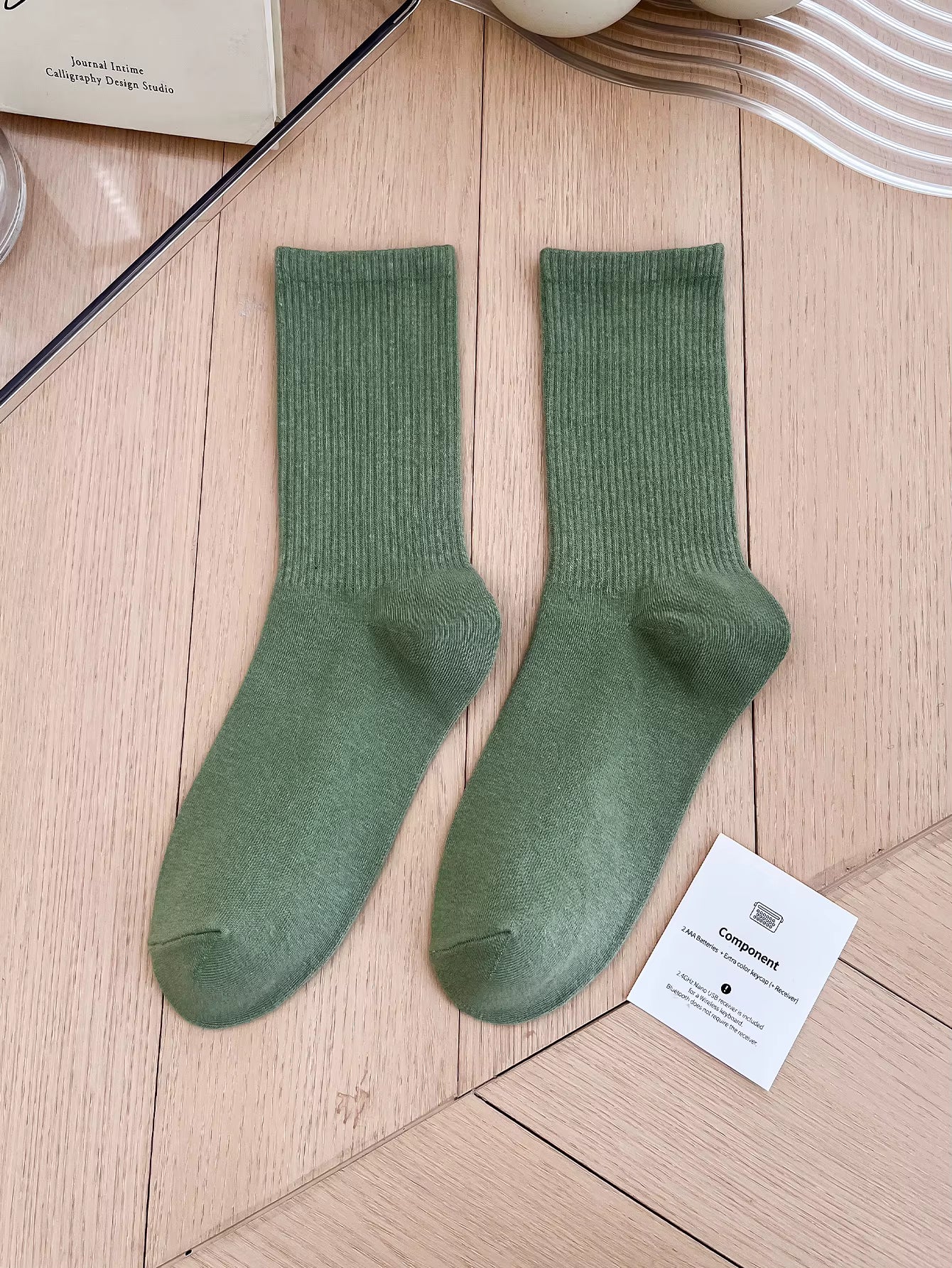Women's Colorful Crew Socks –  Socks, One Size