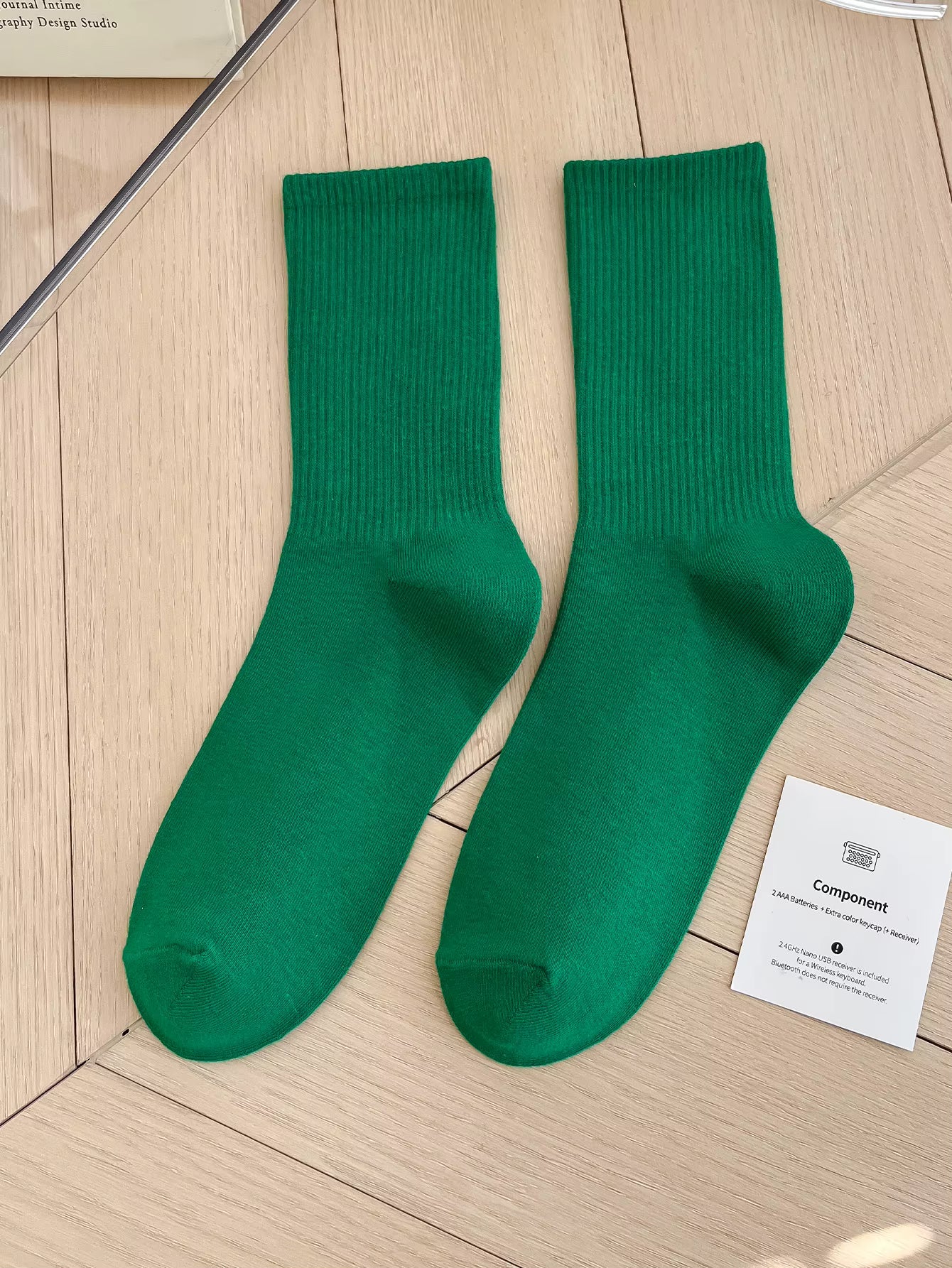 Women's Colorful Crew Socks –  Socks, One Size