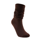Women's Scrunch Crew Socks with Grip