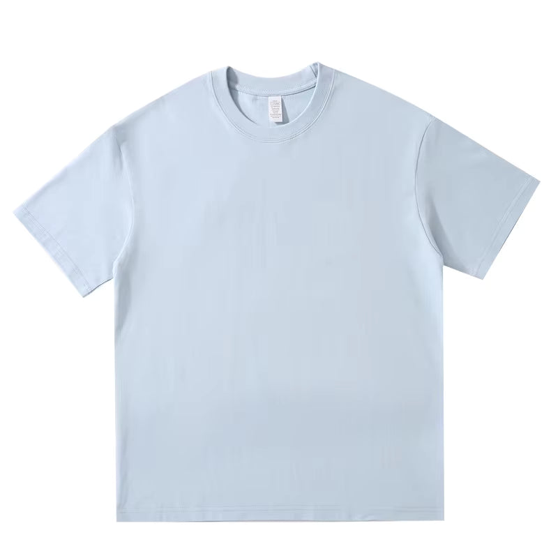 Women's Drop Shoulder Cotton T-Shirt – Loose Fit Heavyweight 230GSM Tee - Windia