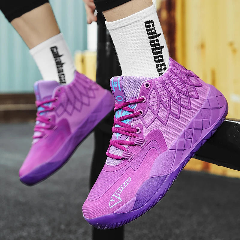 CC Basketball Shoes | Breathable High-Top Sneakers