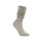 Women's Scrunch Crew Socks with Grip