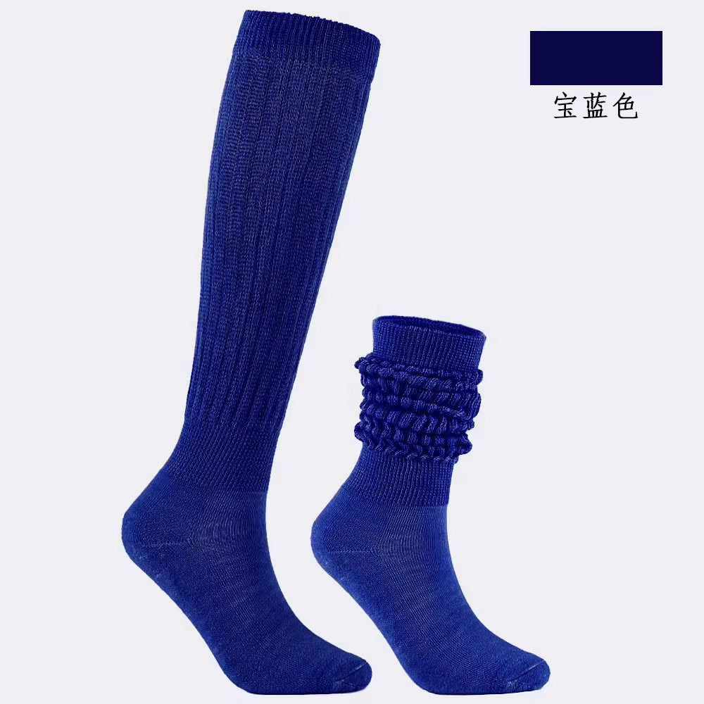 Women's Scrunch Crew Socks with Grip