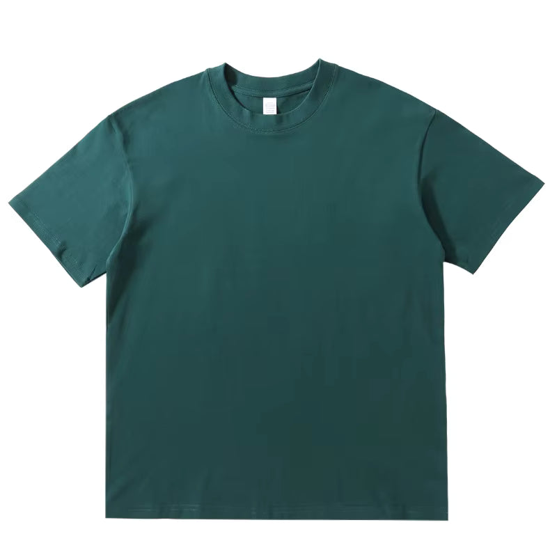 Women's Drop Shoulder Cotton T-Shirt – Loose Fit Heavyweight 230GSM Tee - Windia