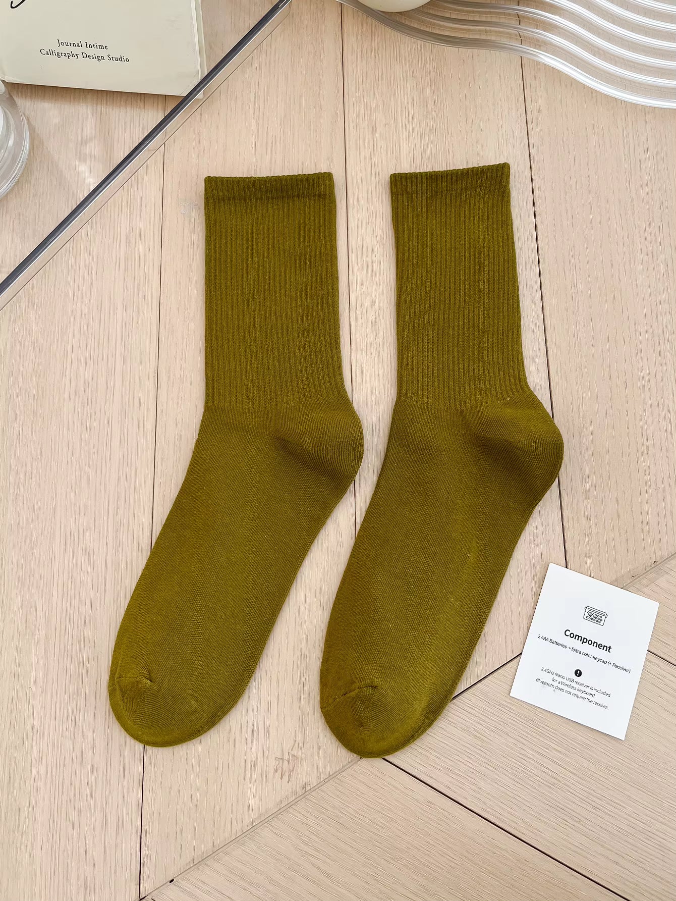 Women's Colorful Crew Socks –  Socks, One Size