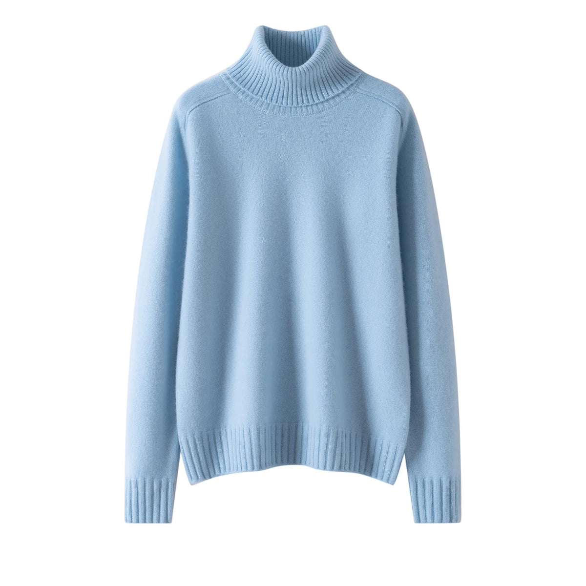 Women's 100% Cashmere Turn-Down Collar Sweater