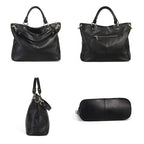 Leather Shoulder Tote Bag – Big Capacity Luxury Ladies Handbag