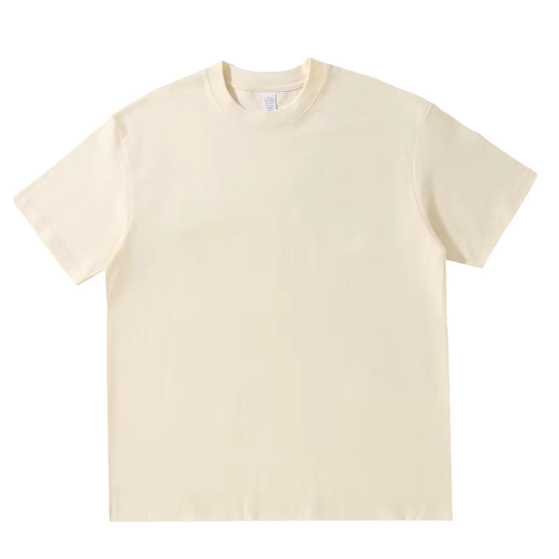 Women's Drop Shoulder Cotton T-Shirt – Loose Fit Heavyweight 230GSM Tee - Windia