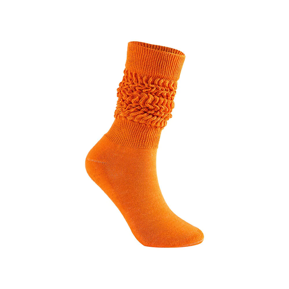 Women's Scrunch Crew Socks with Grip