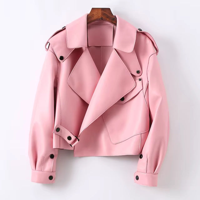 Lederbomberjacke für Damen