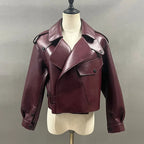Sheepskin Leather Bomber Jacket