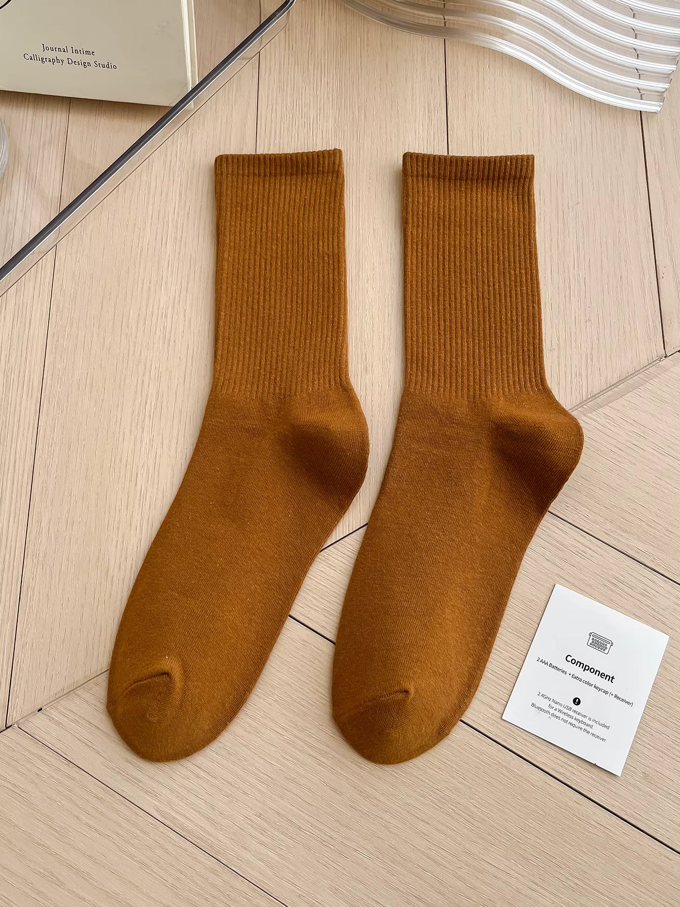 Women's Colorful Crew Socks –  Socks, One Size