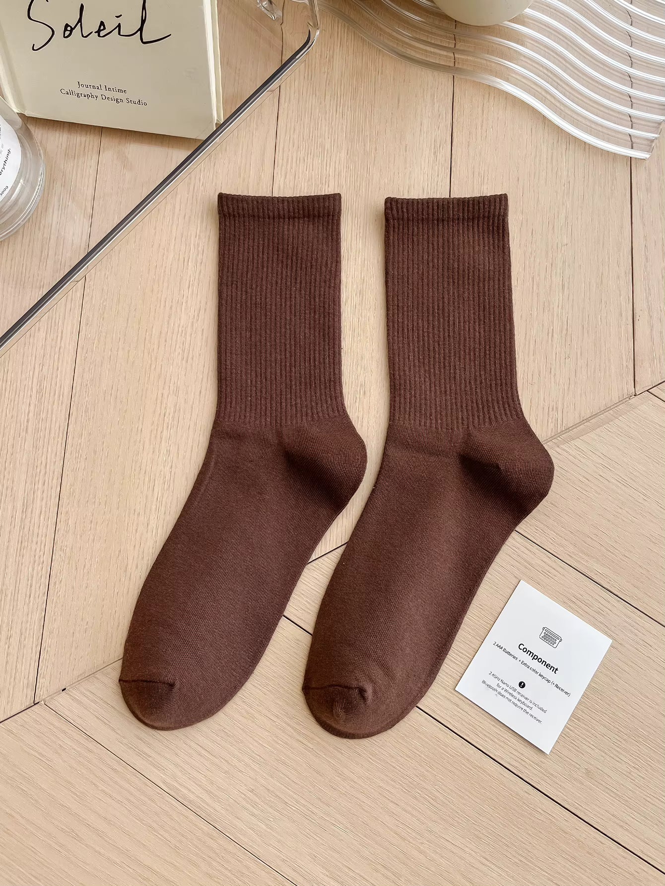 Women's Colorful Crew Socks –  Socks, One Size