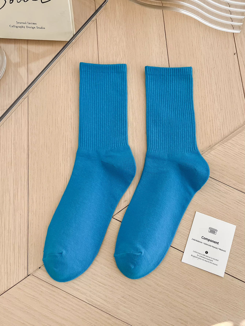 Women's Colorful Crew Socks –  Socks, One Size