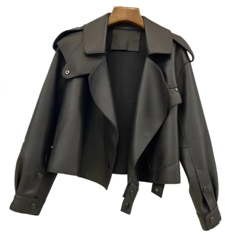 Lederbomberjacke für Damen
