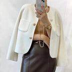 Women's Short Double-Faced Wool Jacket