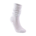 Women's Scrunch Crew Socks with Grip