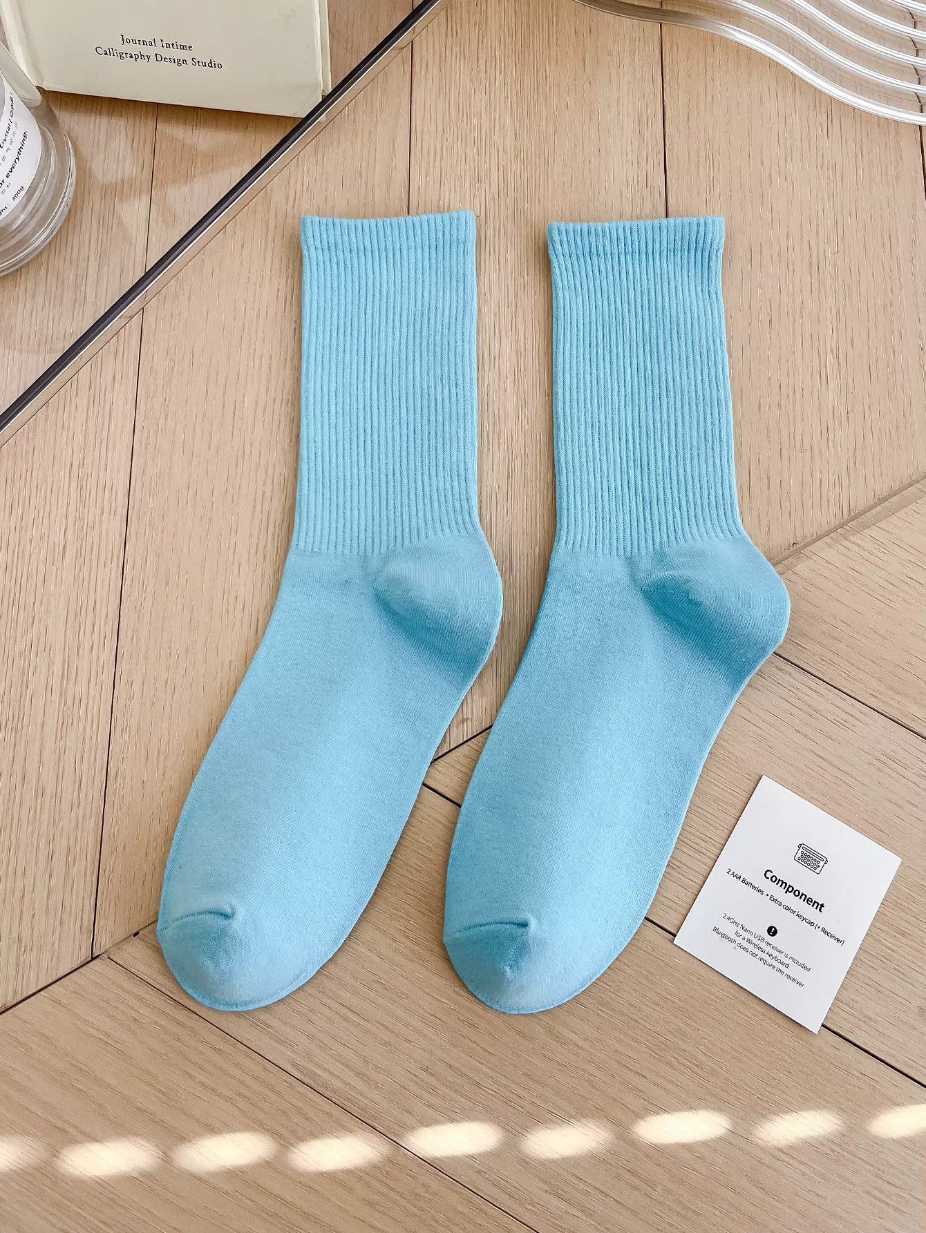 Women's Colorful Crew Socks –  Socks, One Size