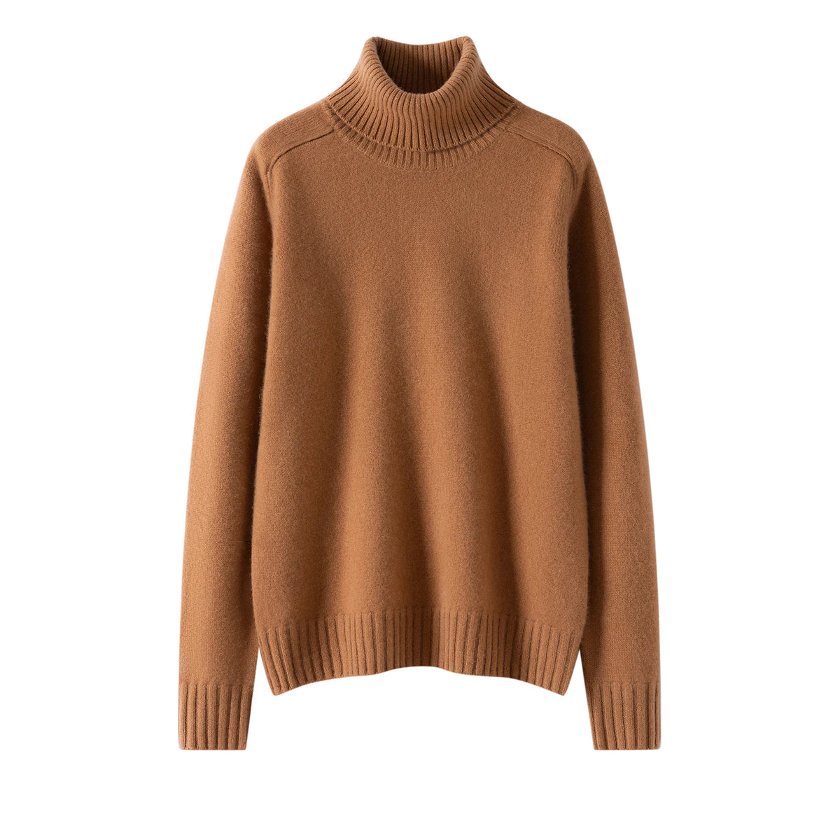 Women's 100% Cashmere Turn-Down Collar Sweater