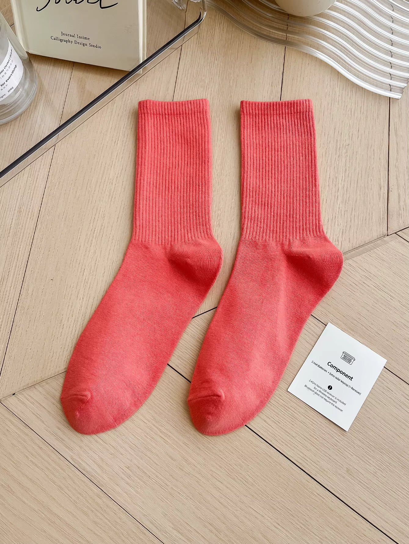 Women's Colorful Crew Socks –  Socks, One Size