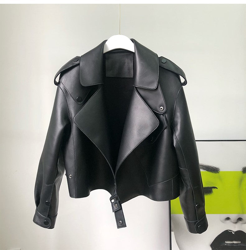 Lederbomberjacke für Damen