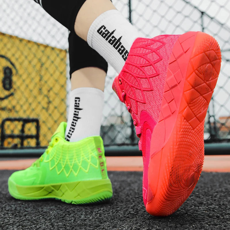 CC Basketball Shoes | Breathable High-Top Sneakers
