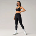 Women's Four-Way Stretch Gym Set – Push-Up High Waist Yoga 2-Piece