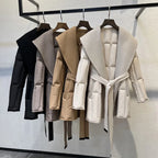 Women’s Winter Coat with Cashmere-Wool Collar