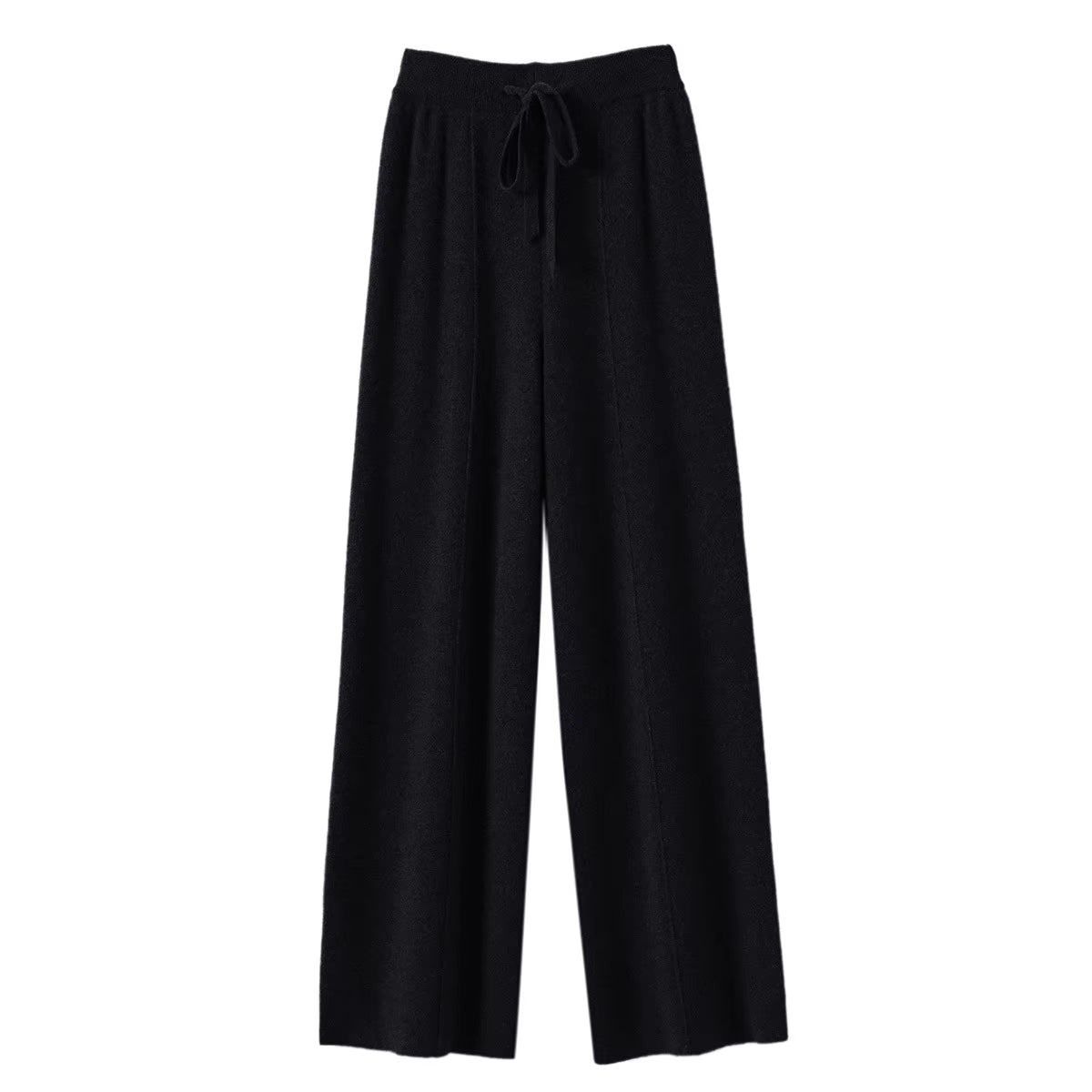 Women's Luxuriously warm 100% Wool Wide Leg Pants - Effortless elegance for work & weekend S Windia