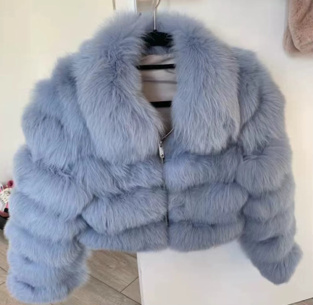 Women's Fox Fur Winter Jacket