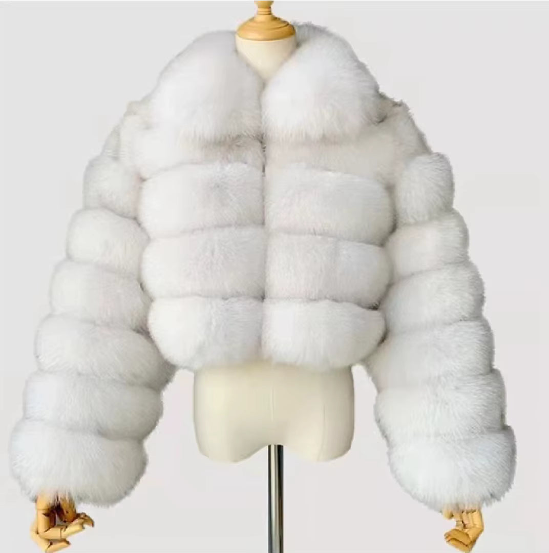 Women's Fox Fur Winter Jacket
