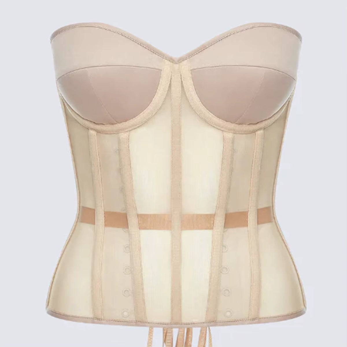 Women's Mesh Corset Top with Padded Cups | Windia
