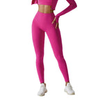 High Waist Scrunch Butt Yoga Leggings for Women – No Front Seam Workout Tights - Windia