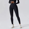 High Waist Scrunch Butt Yoga Leggings for Women – No Front Seam Workout Tights - Windia