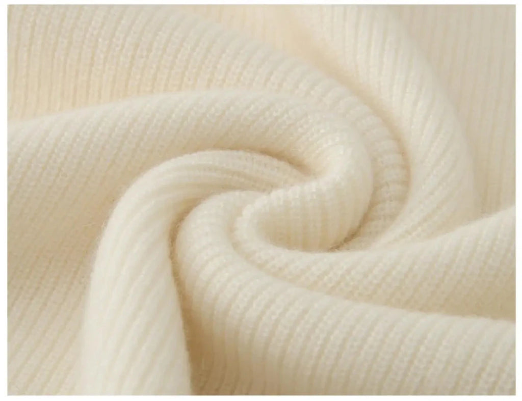 Luxury Slim Fit Long Sleeve Knitted Pullover – 100% Pure Cashmere Sweater for Women - Windia