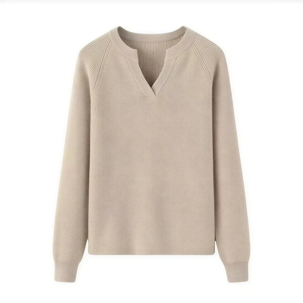 Luxury Slim Fit Long Sleeve Knitted Pullover – 100% Pure Cashmere Sweater for Women M Windia