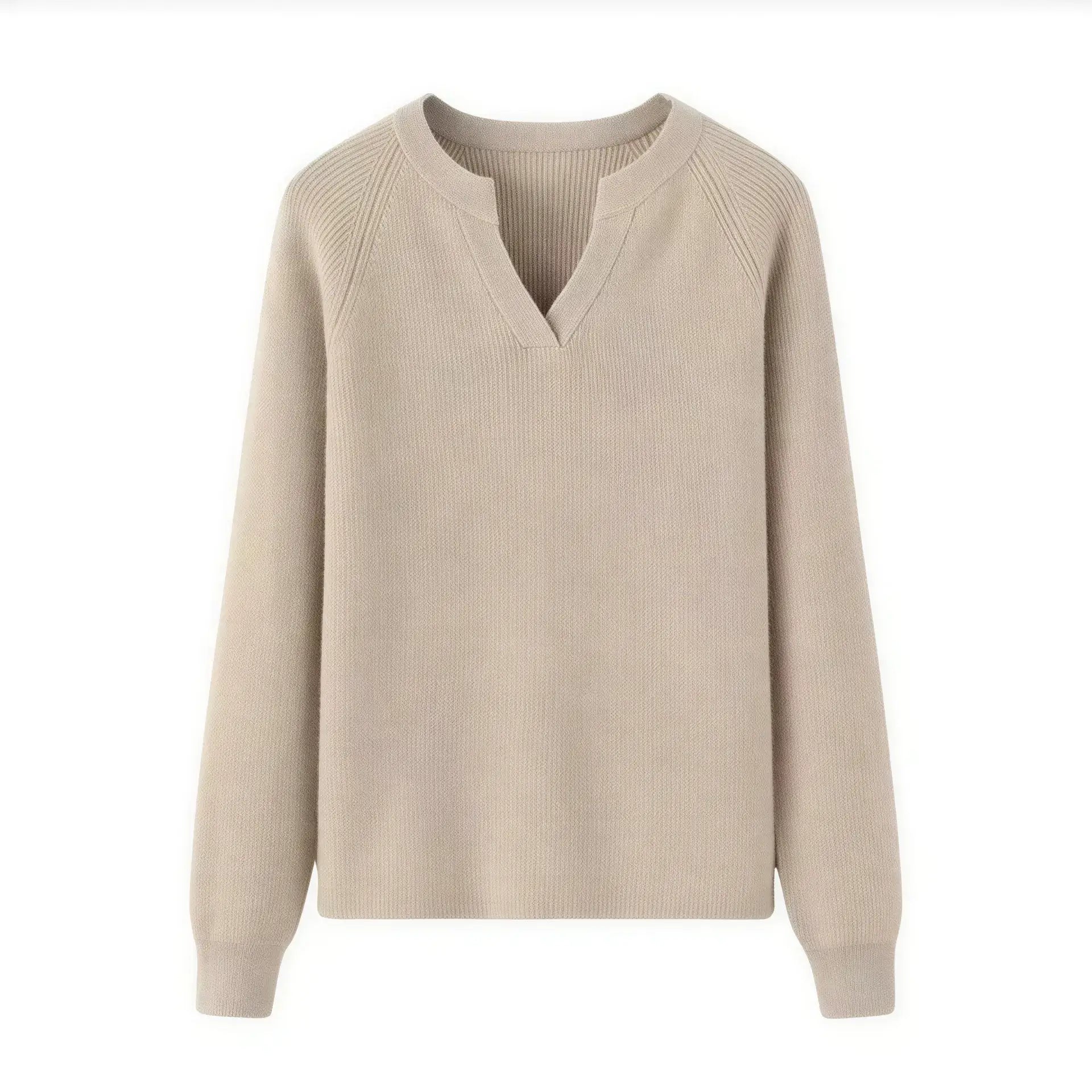 Luxury Slim Fit Long Sleeve Knitted Pullover – 100% Pure Cashmere Sweater for Women M Windia