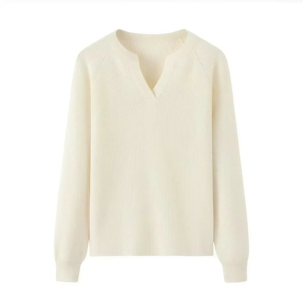 Luxury Slim Fit Long Sleeve Knitted Pullover – 100% Pure Cashmere Sweater for Women M Windia