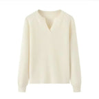 Luxury Slim Fit Long Sleeve Knitted Pullover – 100% Pure Cashmere Sweater for Women M Windia