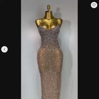 Rhinestone Evening Dress | Windia